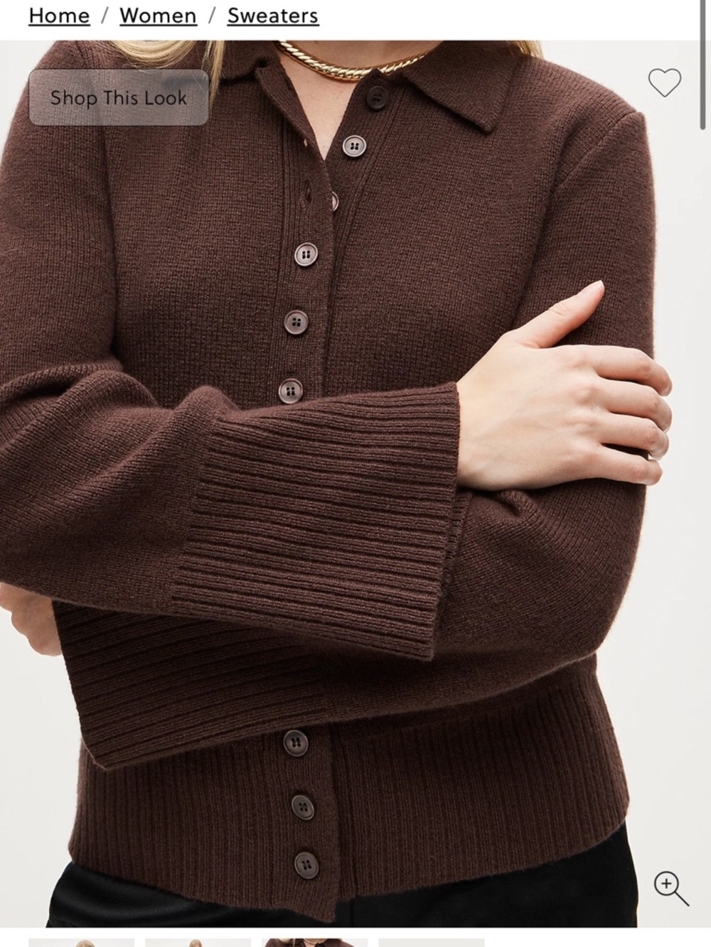 J. Crew Milano-stitch cinched-waist cardigan deep chocolate - Picture 4 of 8